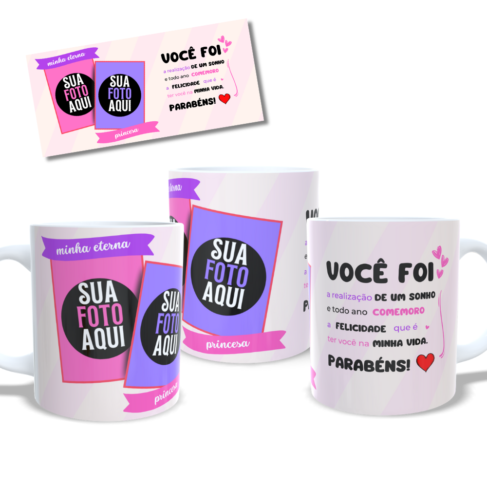 Caneca Minha Eterna Princesa