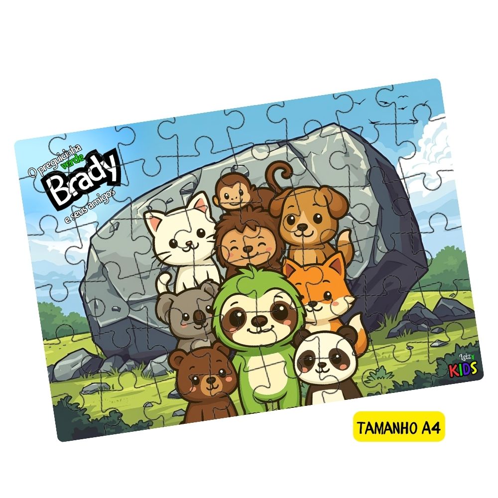 Quebra Cabeça 40 Pçs - Brady e seus amigos