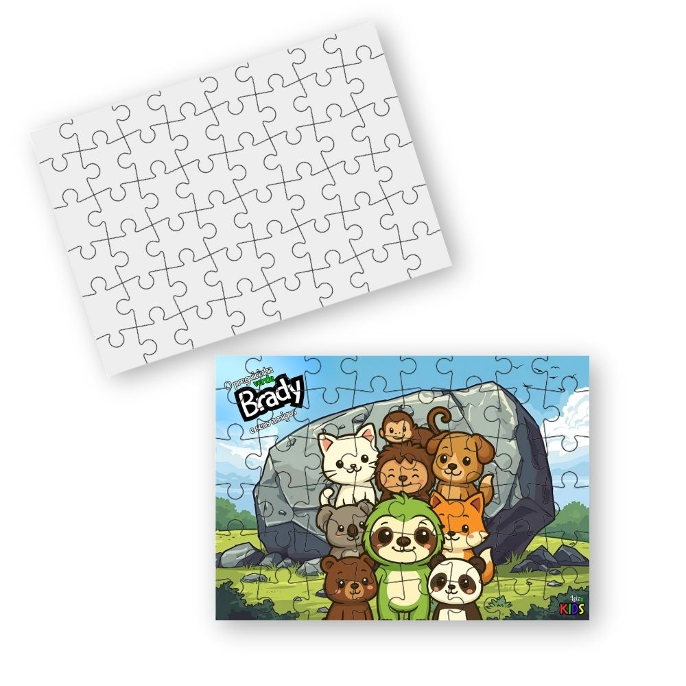 Quebra Cabeça 40 Pçs - Brady e seus amigos - Imagem 2