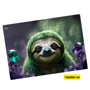 Quebra Cabeça 40 Pçs - Preguiça Verde