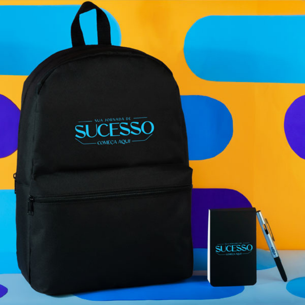 Conj. Mochila, Bloco E Caneta - 3 Pçs - Imagem 3