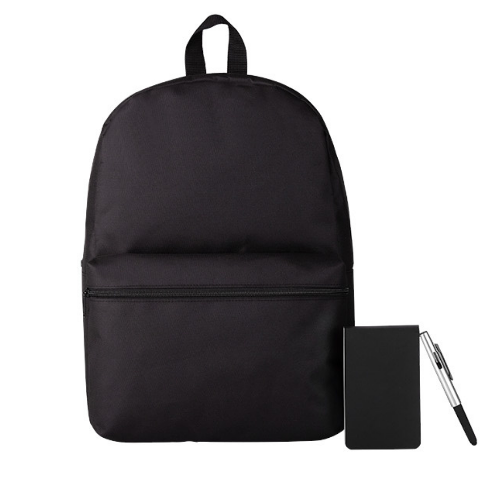 Conj. Mochila, Bloco E Caneta - 3 Pçs