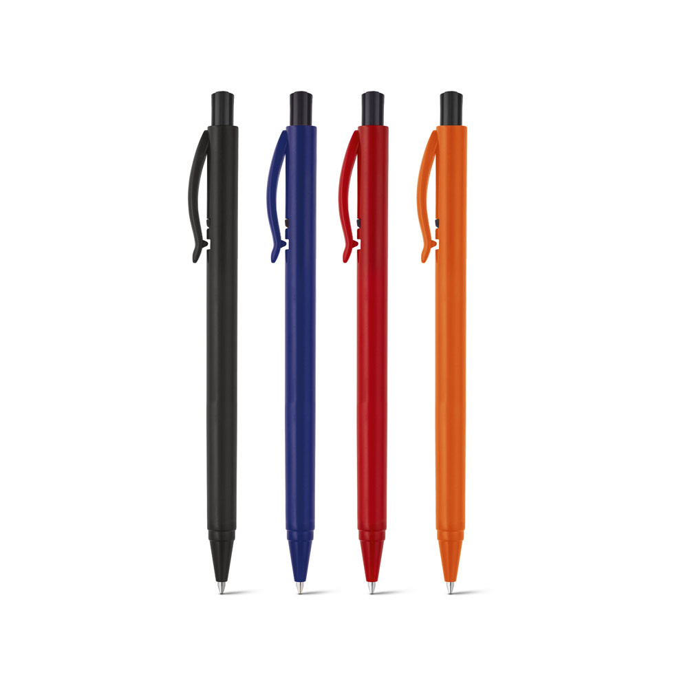 LANA. Esferográfica em ABS com acabamento brilhante e escrita em azul