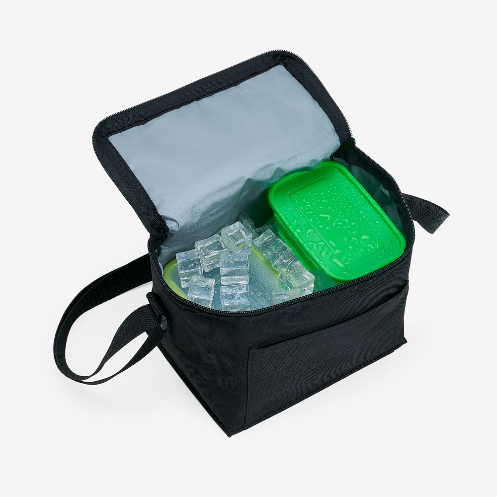 Bolsa Térmica Preta - 4L - 20X15X16Cm - Não Impermeável - Imagem 3