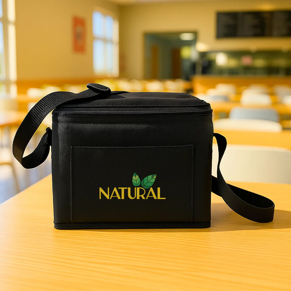 Bolsa Térmica Preta - 4L - 20X15X16Cm - Não Impermeável - Imagem 4