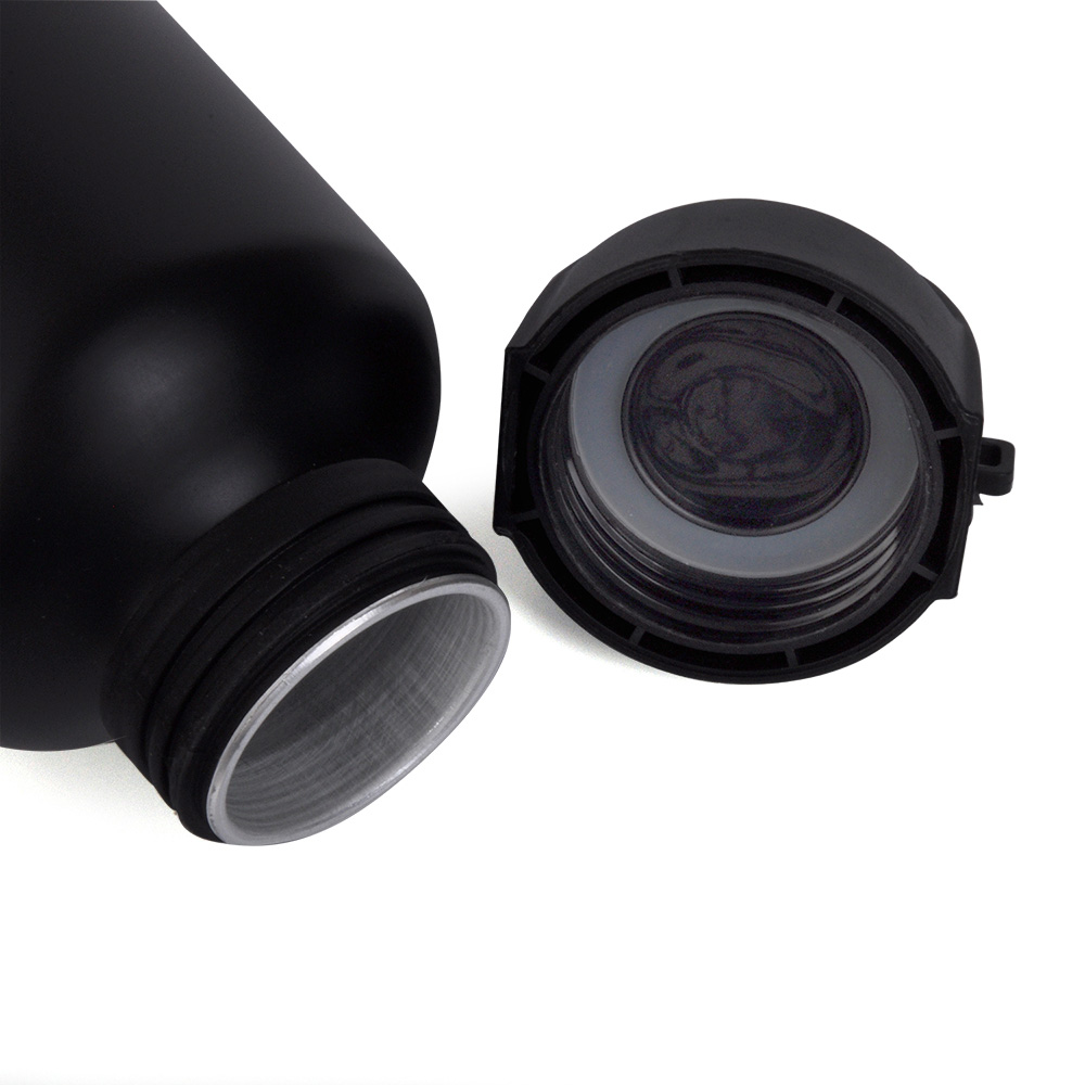 Garrafa Em Alumínio Preto - 600 Ml - Imagem 5