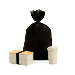 Kit Marmita E Copo Em Fibra De Bambu - 2 Pçs