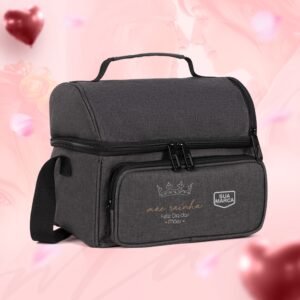 MA-15252 - Bolsa Térmica Em Rpet - Cinza Escuro - 10L